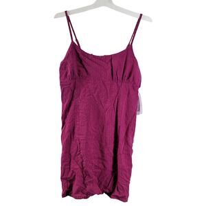 Wild Fable Women's Sleeveless Woven Bodycon Dress, Purple, Sz XL, NWT